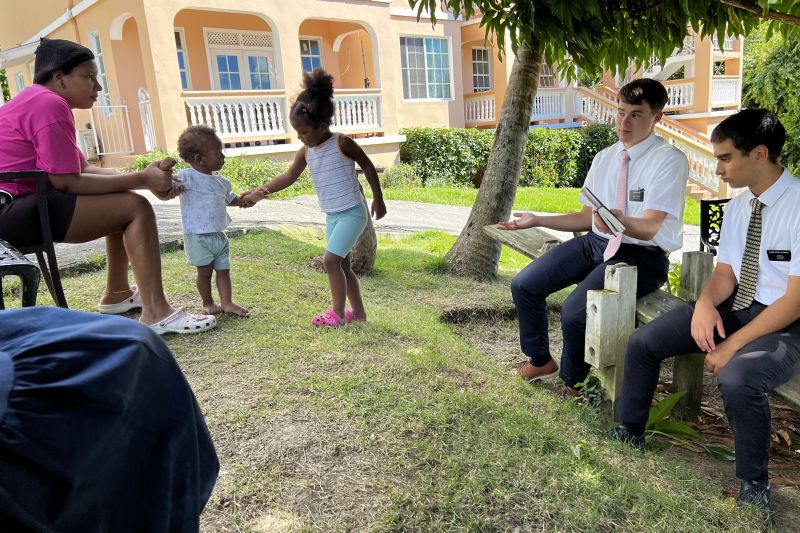 Visiting Alicia and her family on St John21