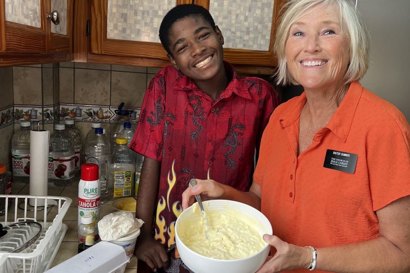 Elijah "cooking"60
