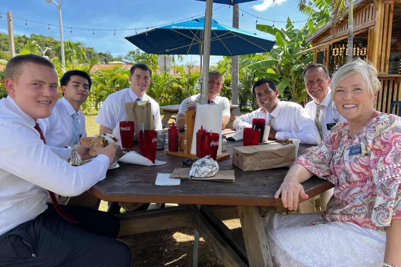 Lunch with Missionaries10