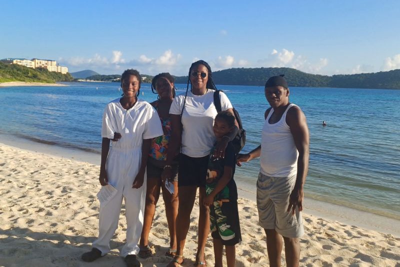 "Popo's" Baptism in the ocean2