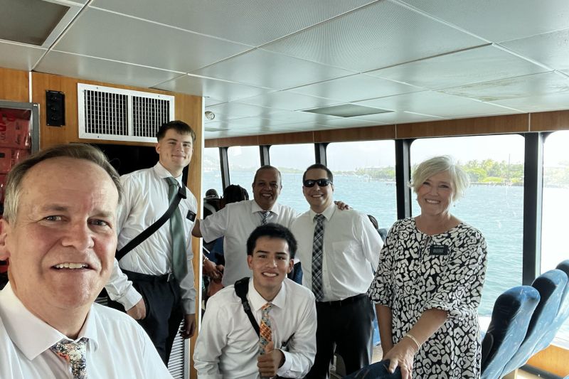 On the Ferry to St John21