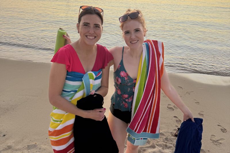 Jenni and Amy at Brewers Bay6