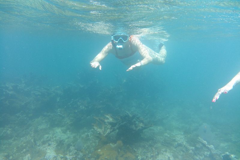 Jenni snorkeling on St John5