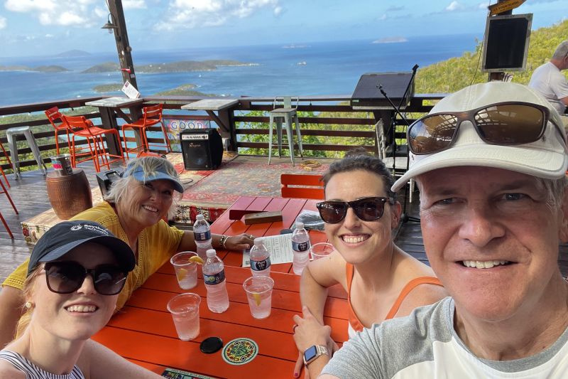 Lunch at the Windmill restaurant on St John12